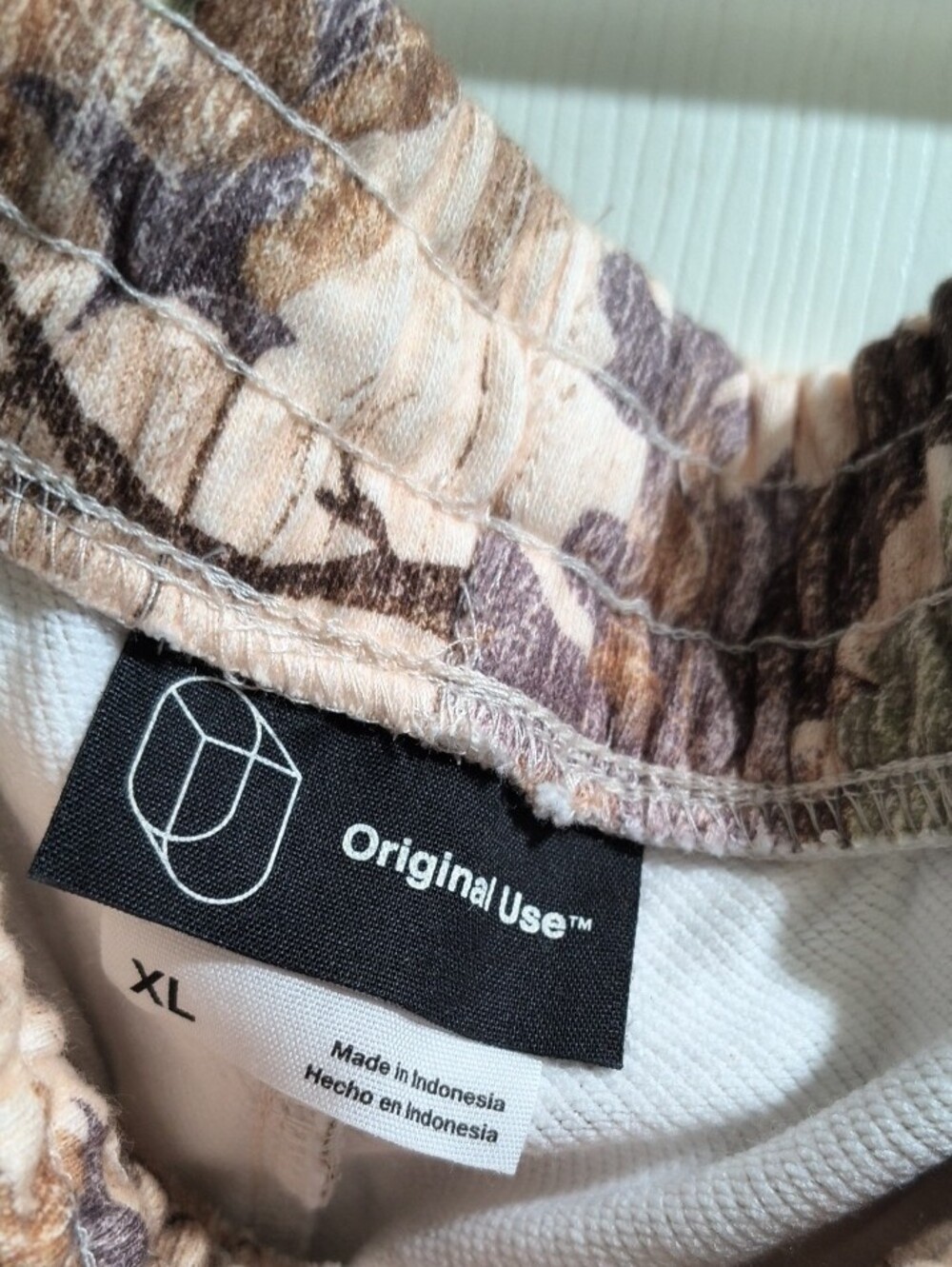 Original Use Men's Camouflage Athletic Shorts in Pink, Tan, Green - Picture 4 of 4